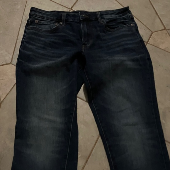 Aeropostale Men's Slim Jeans - Dark Blue - Picture 1 of 3
